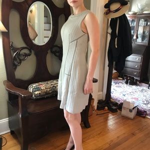 Rebecca Taylor day to night taupe dress